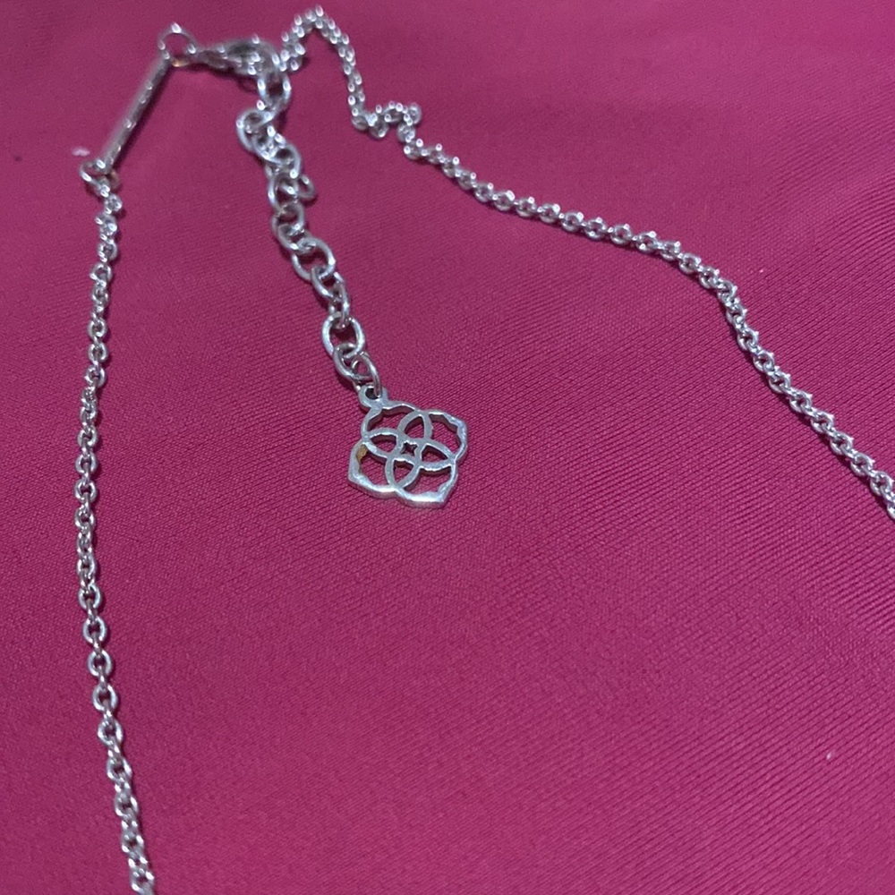 Kendra Scott Black and Silver Necklace - Picture 2 of 4